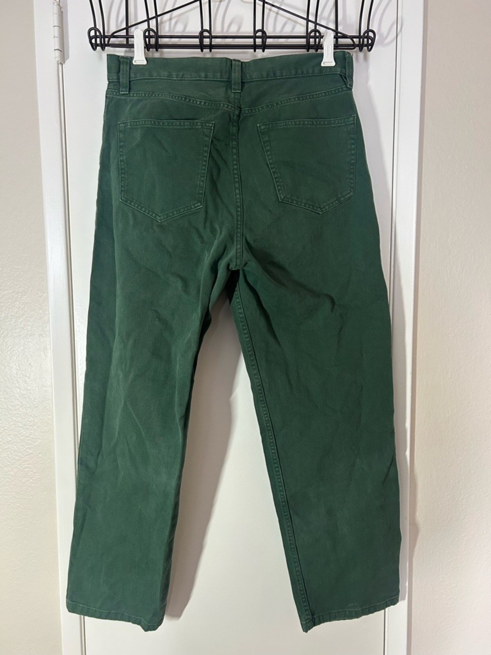H&M Dark Green Straight-Leg Jeans - Picture 2 of 7